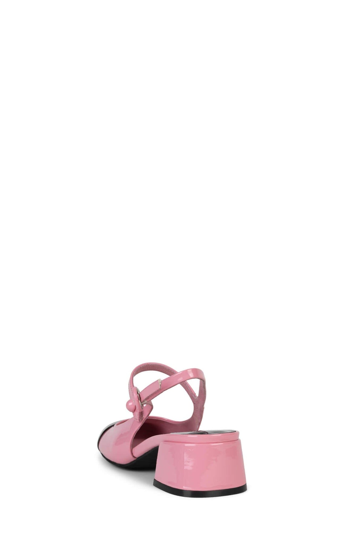COU-COU Jeffrey Campbell Slingback Mary Janes Pink Patent Black Patent