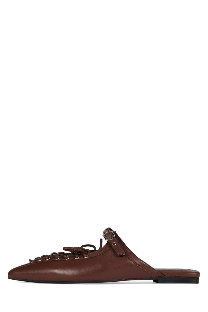 JASKIER Jeffrey Campbell Flat Mule Brown