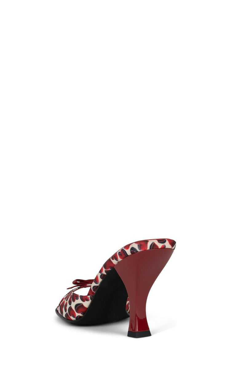 LOVEABLE Jeffrey Campbell Heeled Sandals Red Hearts