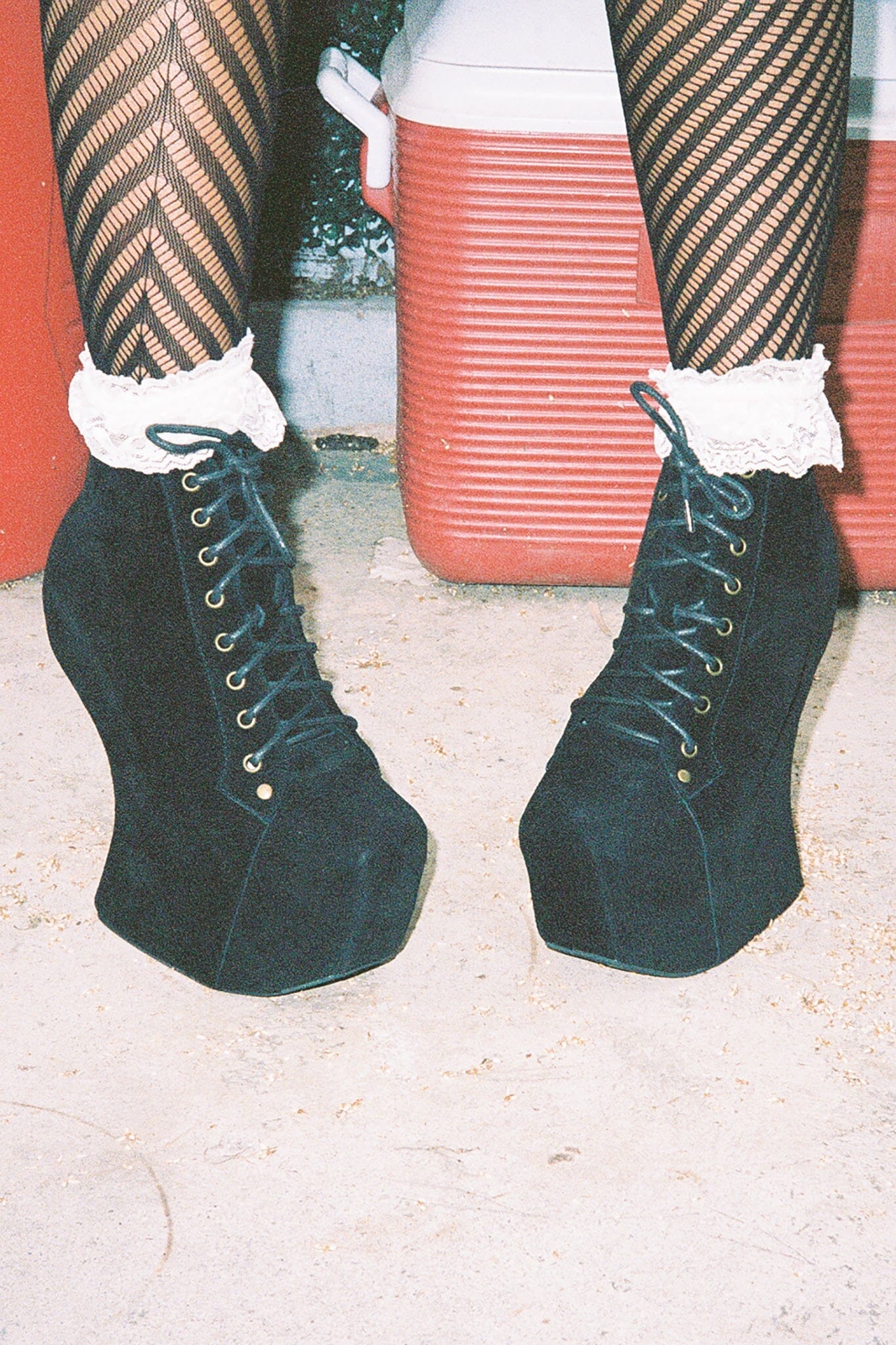 Orders jeffrey campbell wedge boots