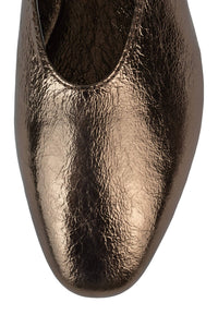 ROMP Jeffrey Campbell Flats Bronze Crinkle