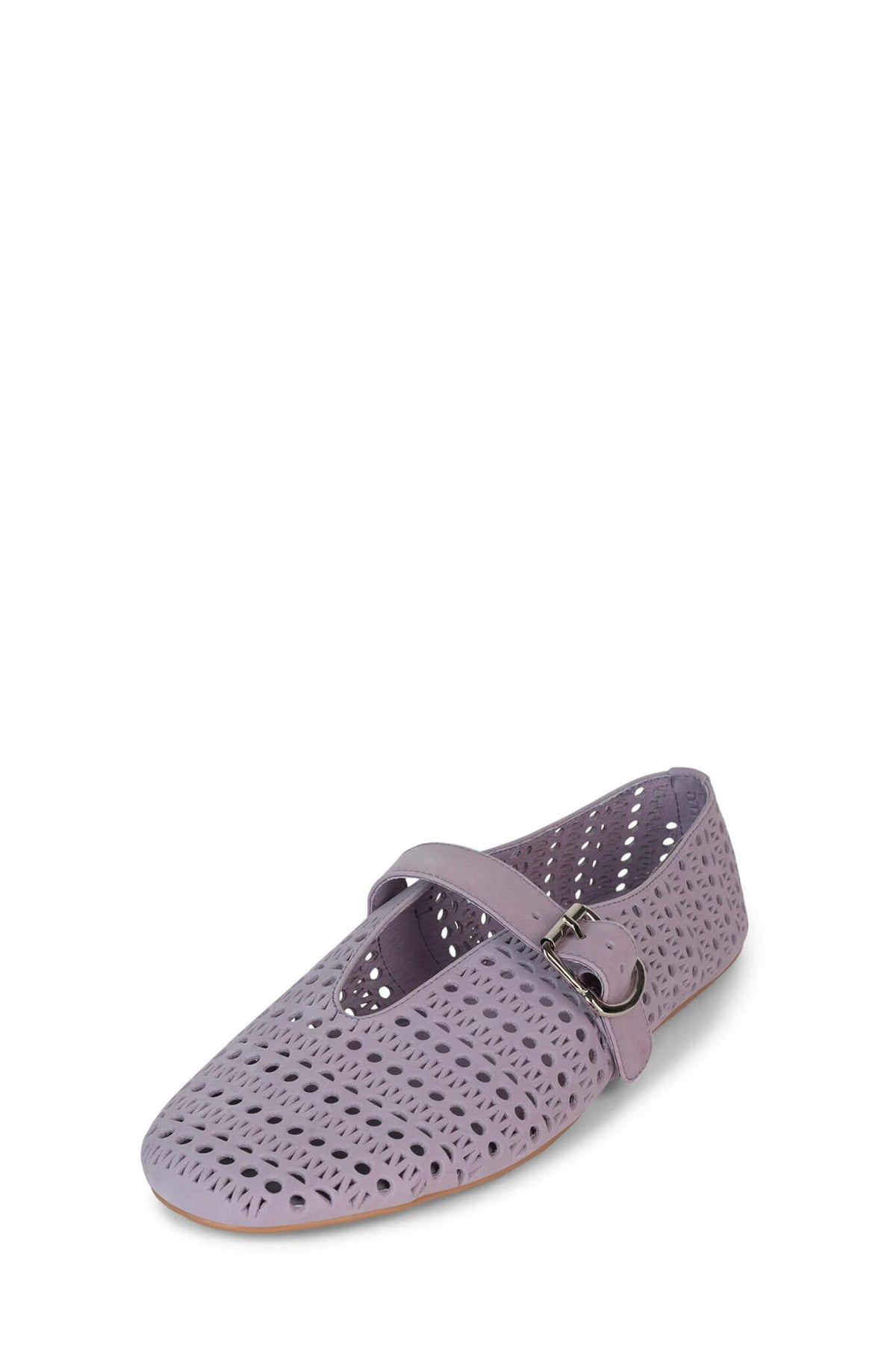 SHELLY-LSR Mary-Jane Flats Women Shoes Lilac Front View