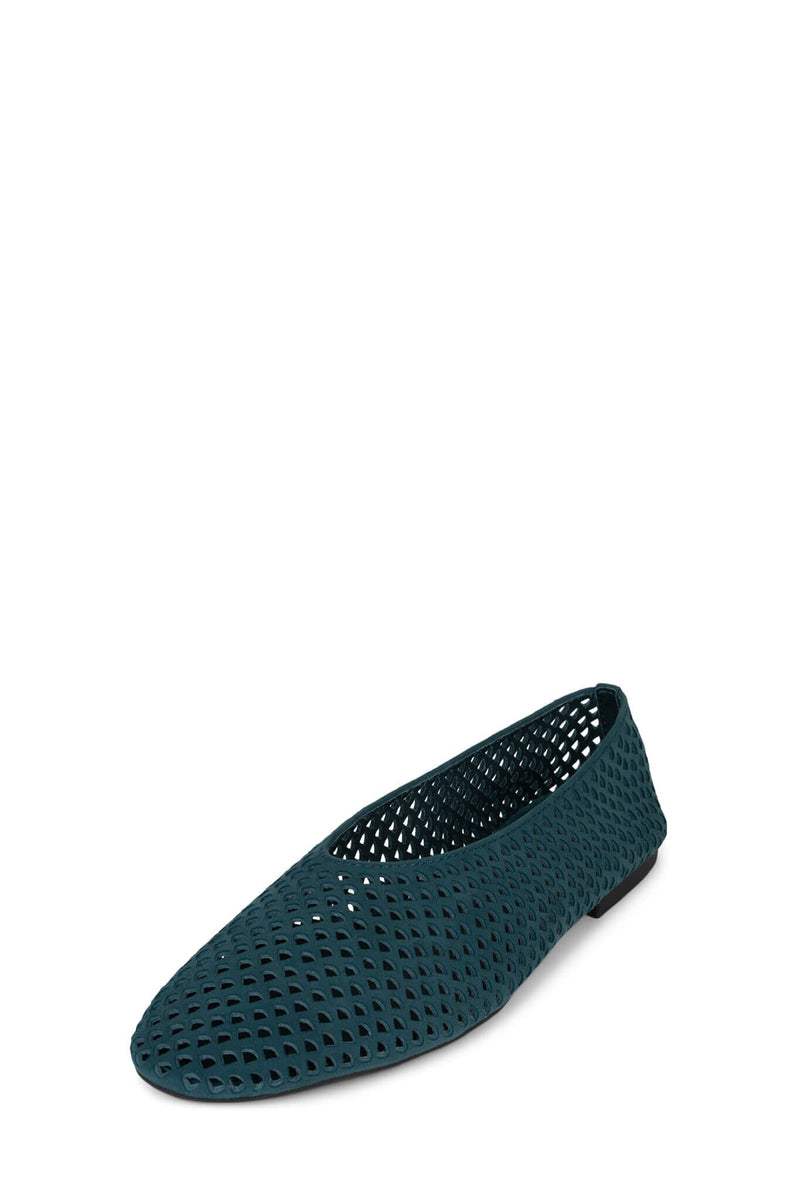 Jeffrey Campbell Flats Teal Suede
