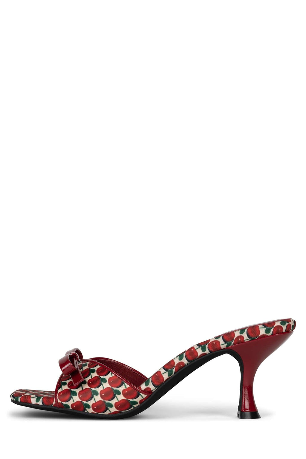 SWEET-ON-U Jeffrey Campbell Heeled Sandals Red Cherry Combo