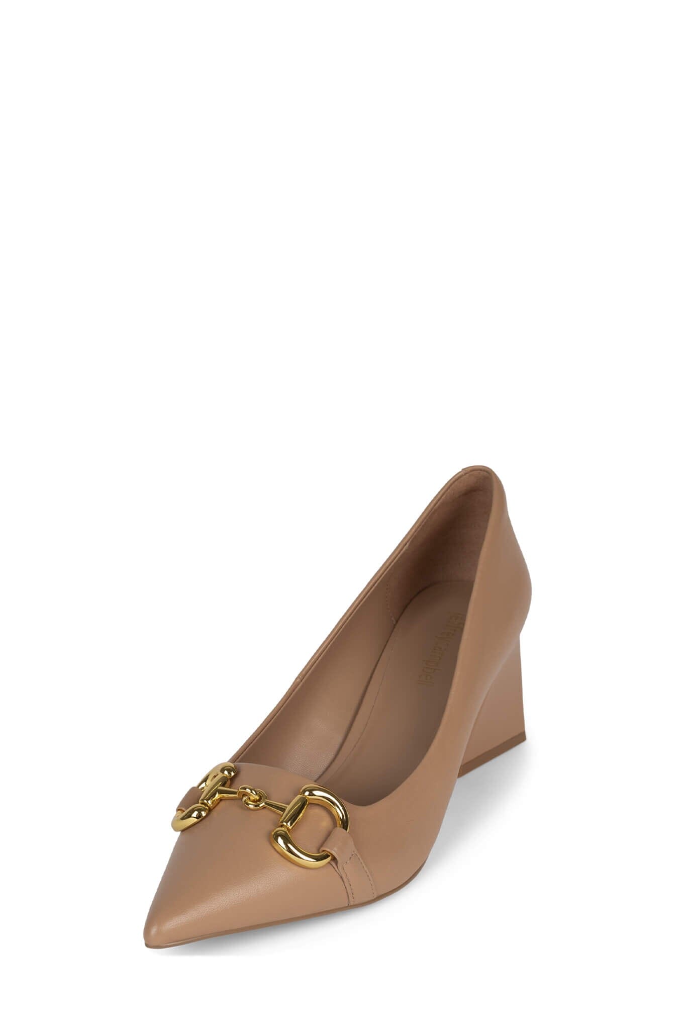 Jeffrey Campbell Tan Happy Hour Pointed Toe Pump in store Natural Gold in Size 6