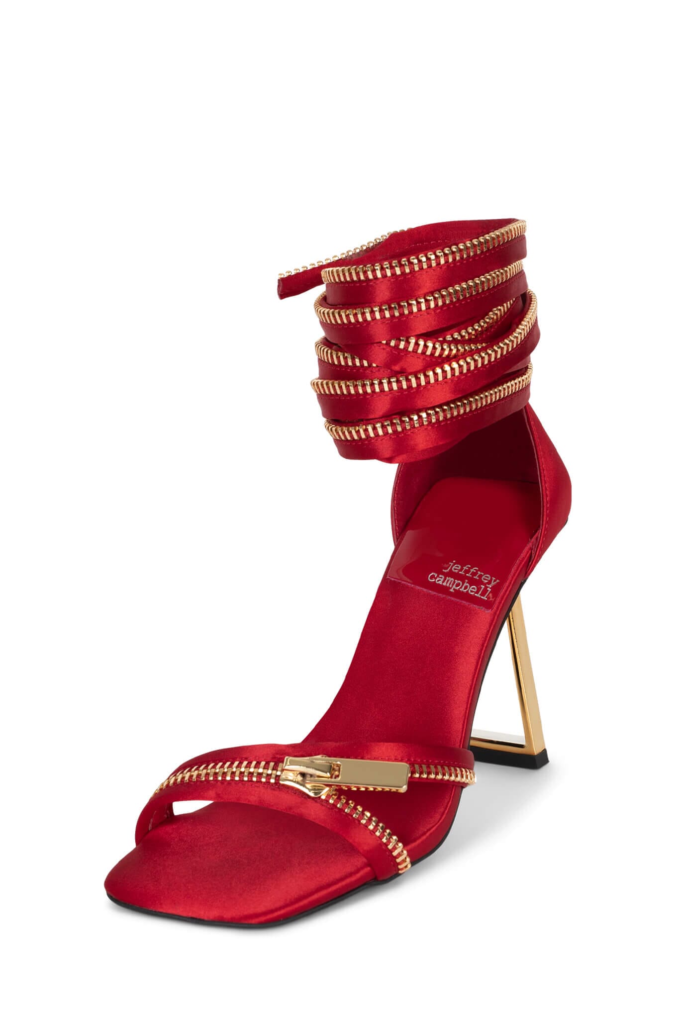 NIB outlet REPORT PAULA ZIPPER STRAPPY HEEL SANDALS