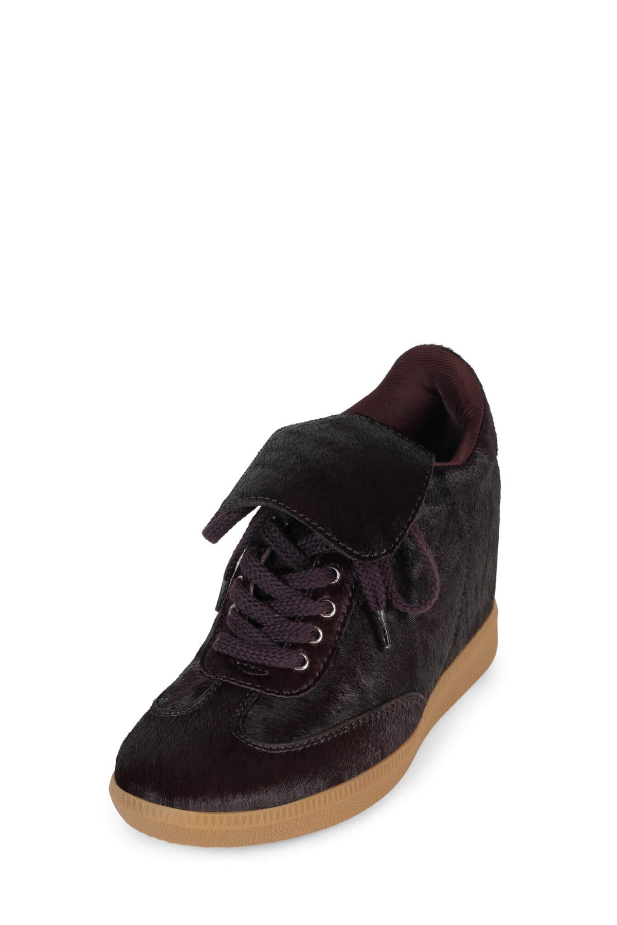 2000-L8-F Jeffrey Campbell Wedge Sneaker Wine