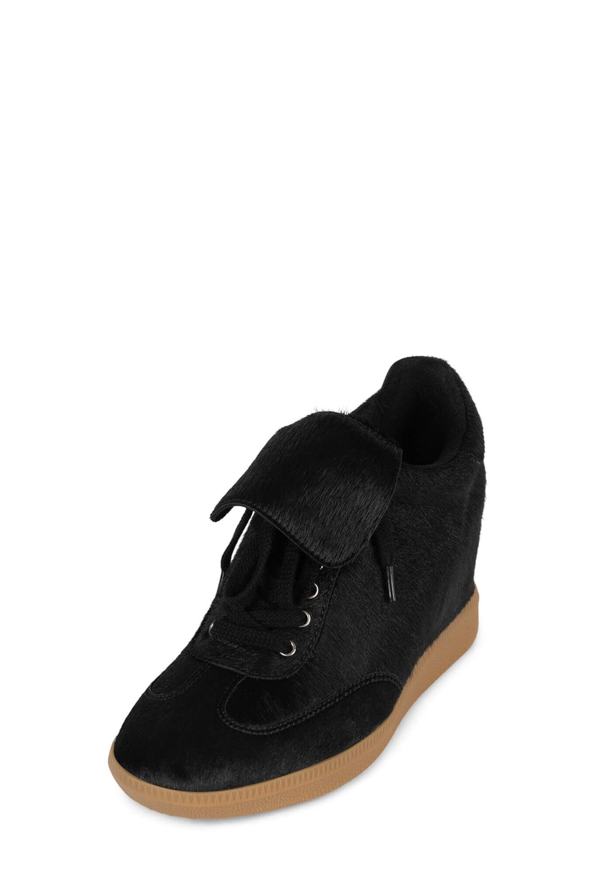 2000-L8-F Jeffrey Campbell Wedge Sneaker DV Black