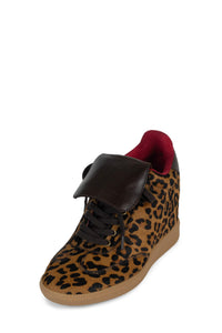 2000-L8-F Jeffrey Campbell Wedge Sneaker Cheetah