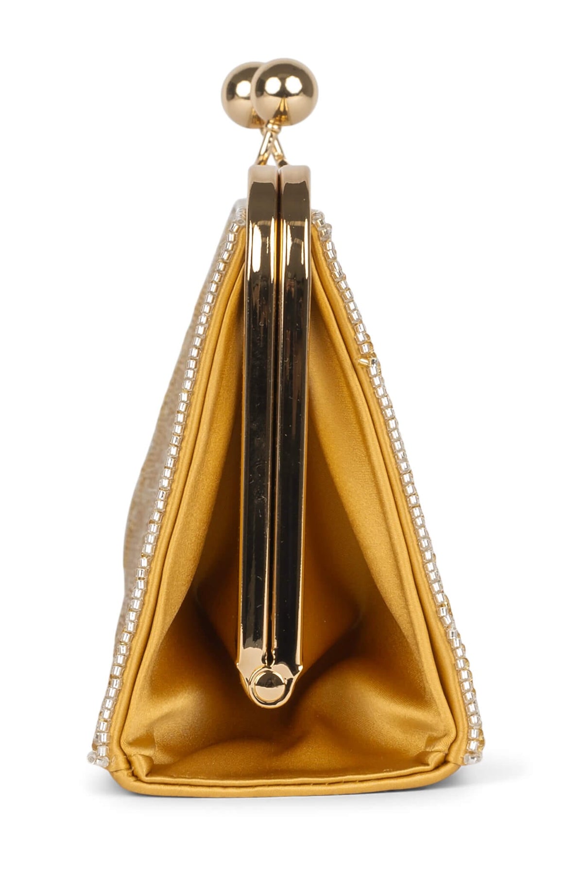 24-KARAT Jeffrey Campbell Clutch Gold Combo 