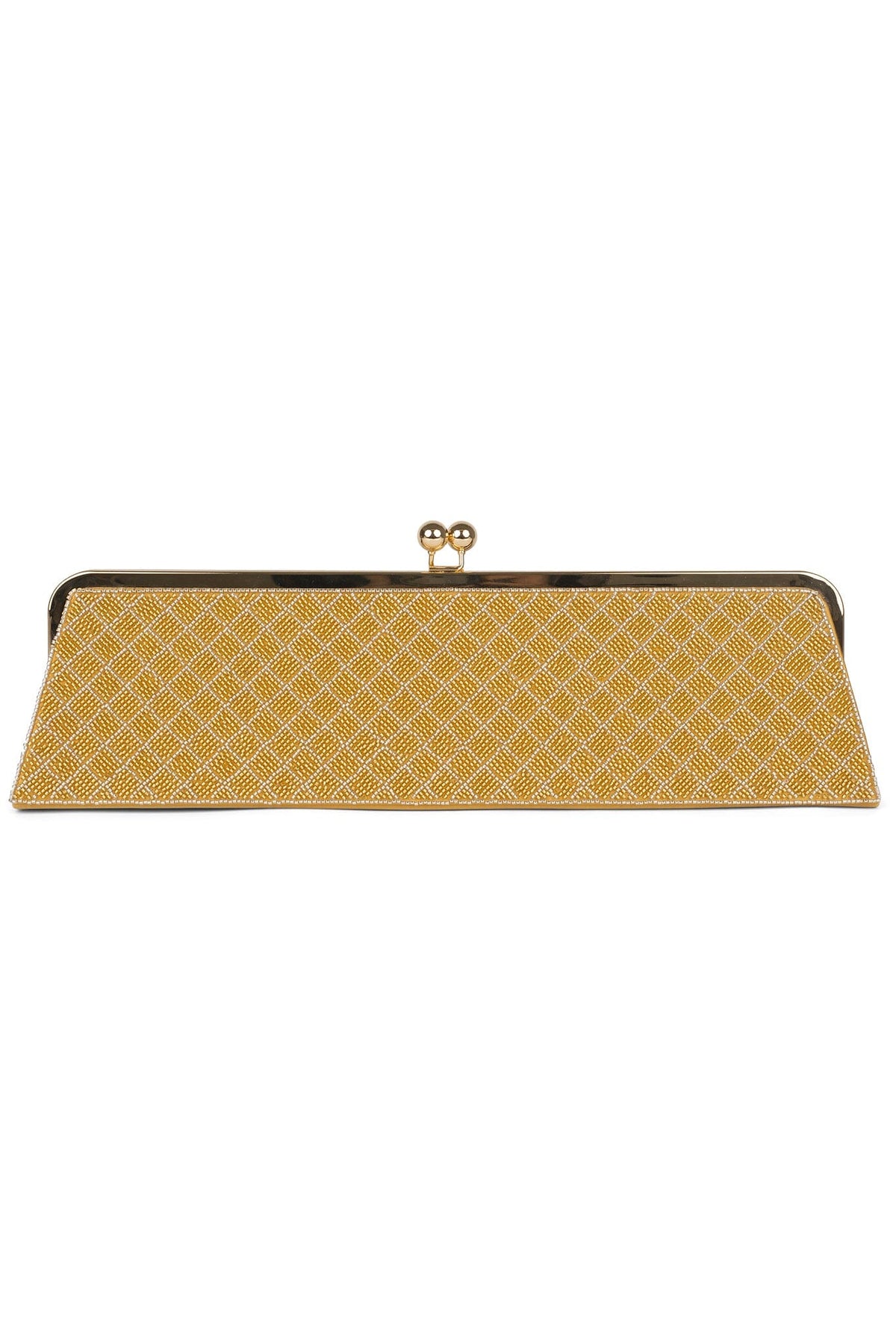 24-KARAT Jeffrey Campbell Clutch Gold Combo 