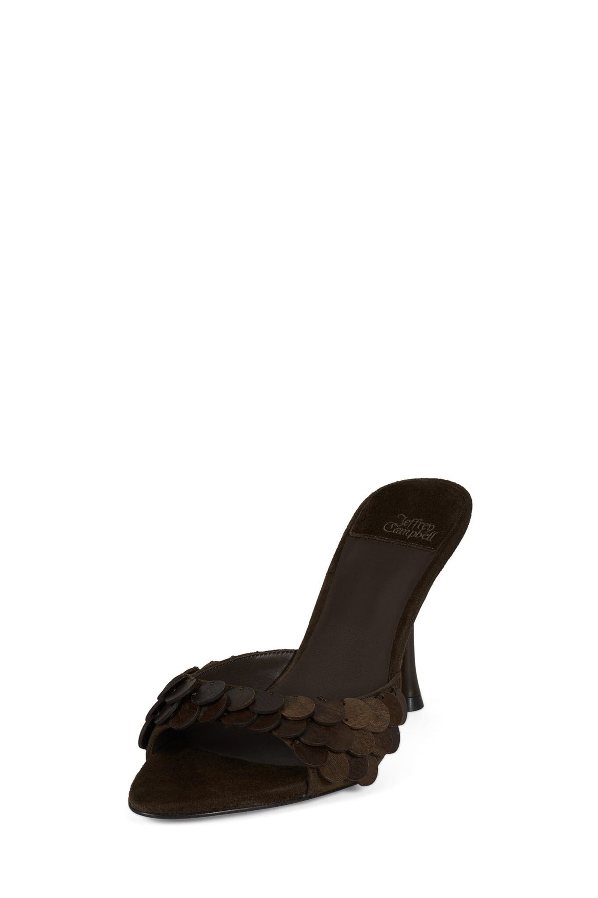 AGENT-BD Jeffrey Campbell Heeled Sandal Brown Combo