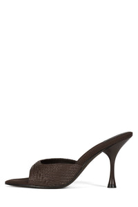 AGENT-RAF Dark Brown Raffia