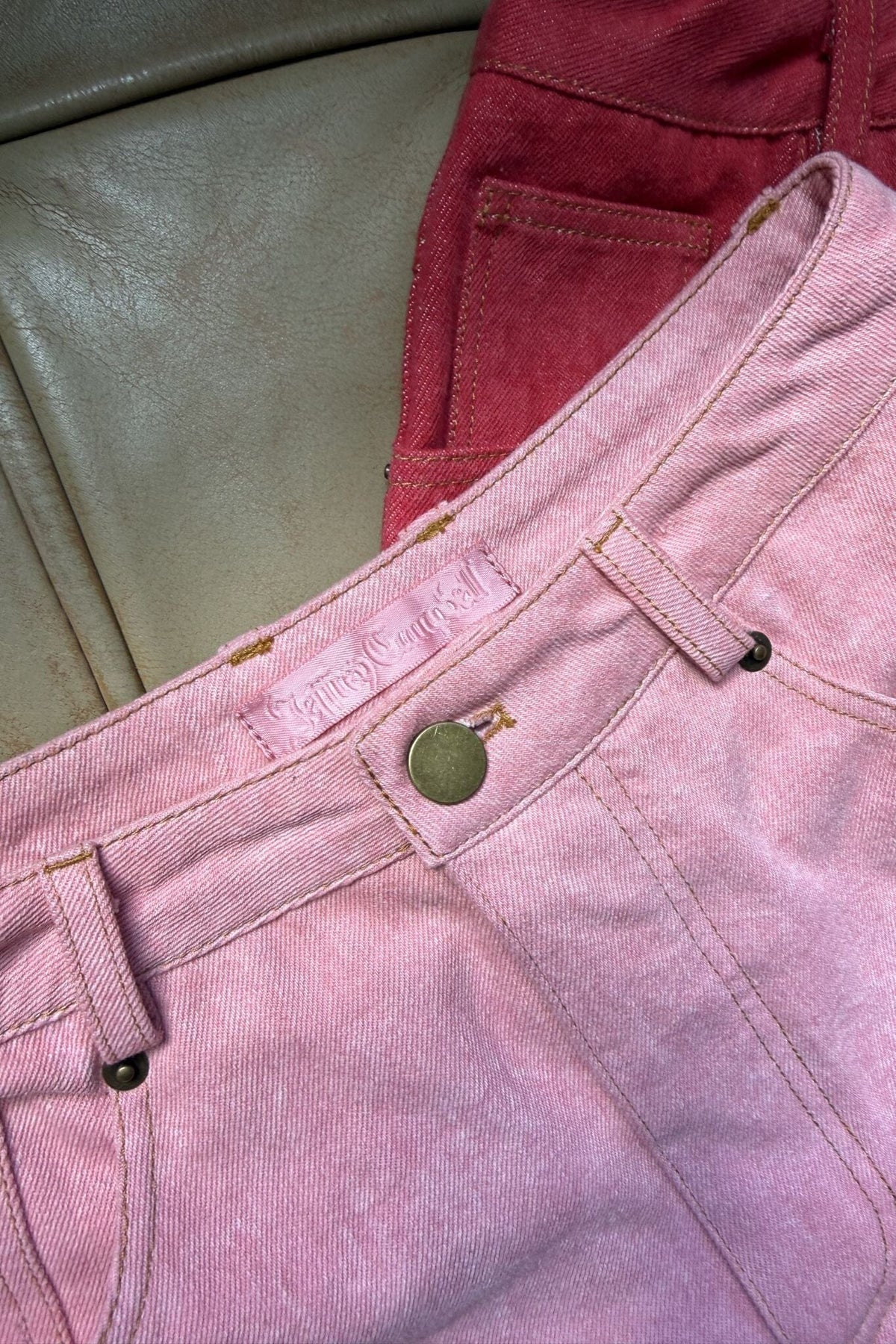 BANGER Jeffrey Campbell Shorts Pink Denim 