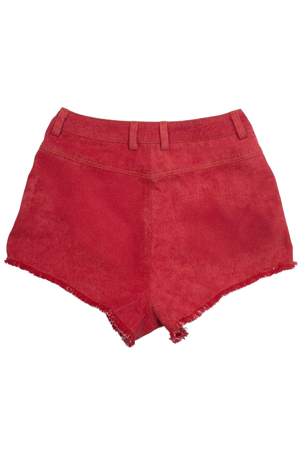 BANGER Jeffrey Campbell Shorts Red Denim