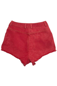 BANGER Jeffrey Campbell Shorts Red Denim
