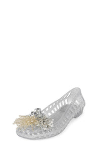 DANCETERIA Silver Glitter Silver _hover
