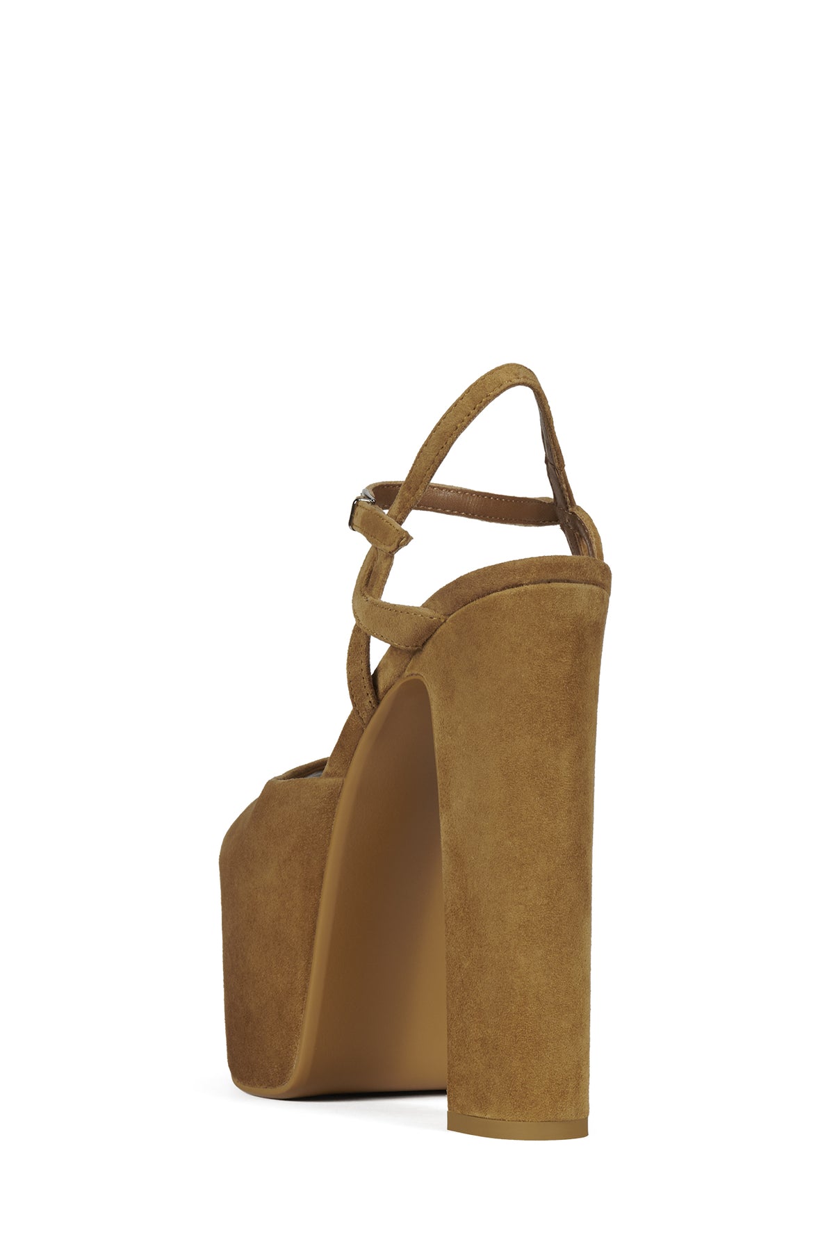 EVER-LAST Jeffrey Campbell Platform Sandal Khaki Suede