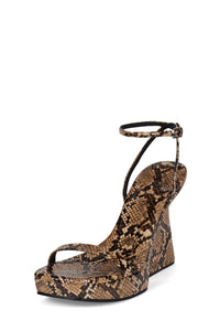 FLAUNTING2 Beige Python _hover