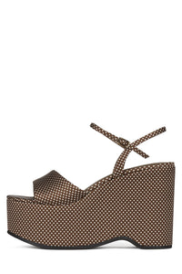 FUNKYTOWN Brown White Dot