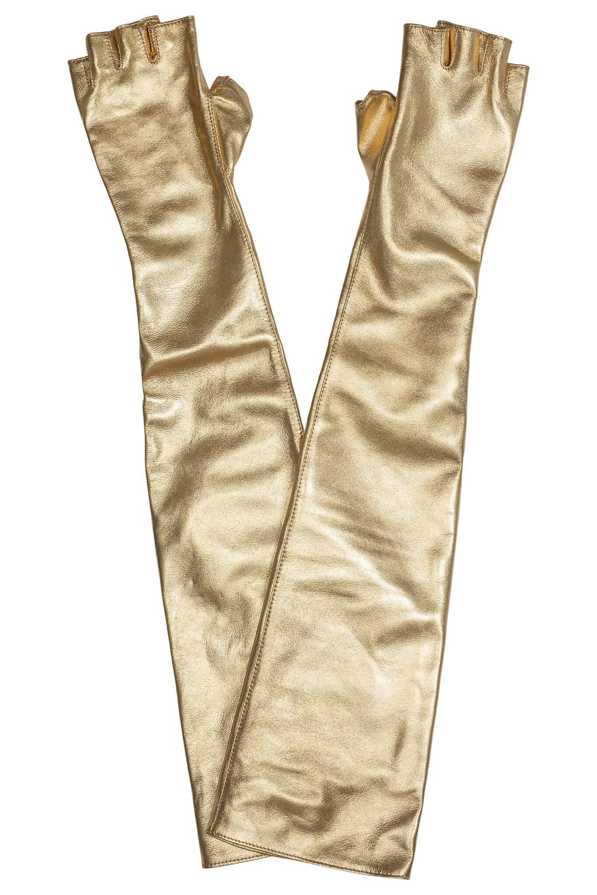 KRAFTIG GLOVES Gold Metallic 3