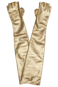 KRAFTIG GLOVES Gold Metallic 3
