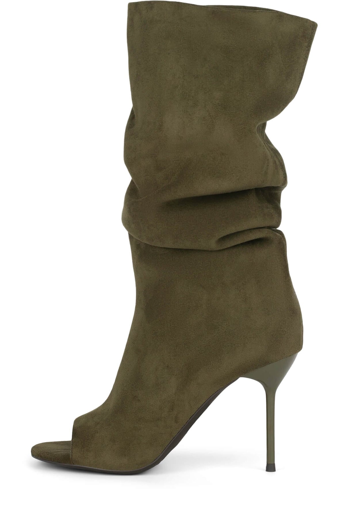 LAMIA Olive Suede 
