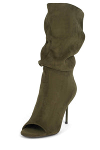 LAMIA Olive Suede 3