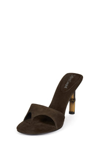 LINETTE Jeffrey Campbell Heeled Sandal Espresso Suede
_hover