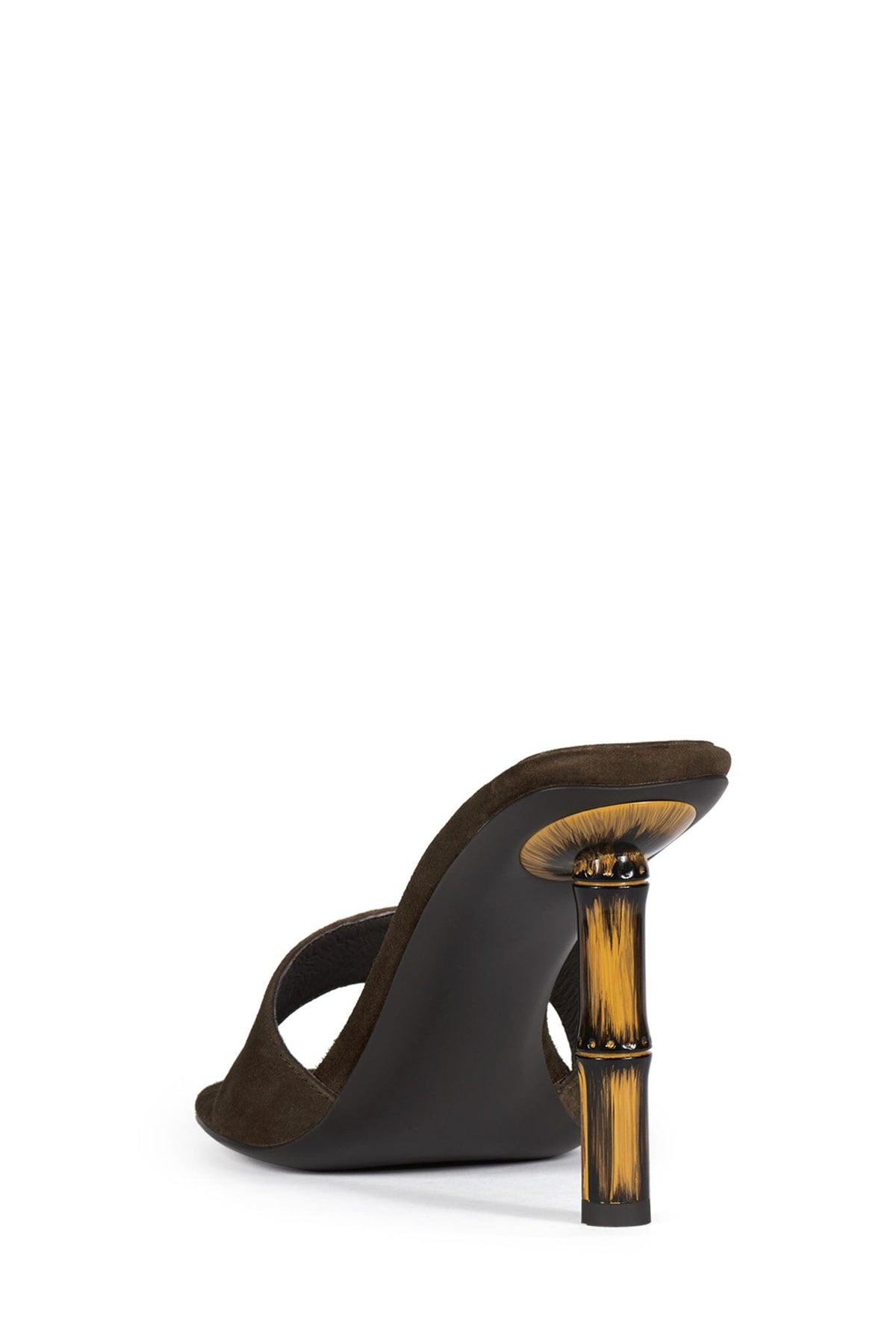 LINETTE Jeffrey Campbell Heeled Sandal Espresso Suede