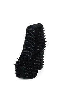 LITA-SPIKE Black Suede Black 4
