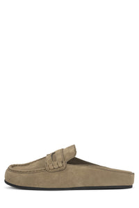 MILES Light Khaki Suede