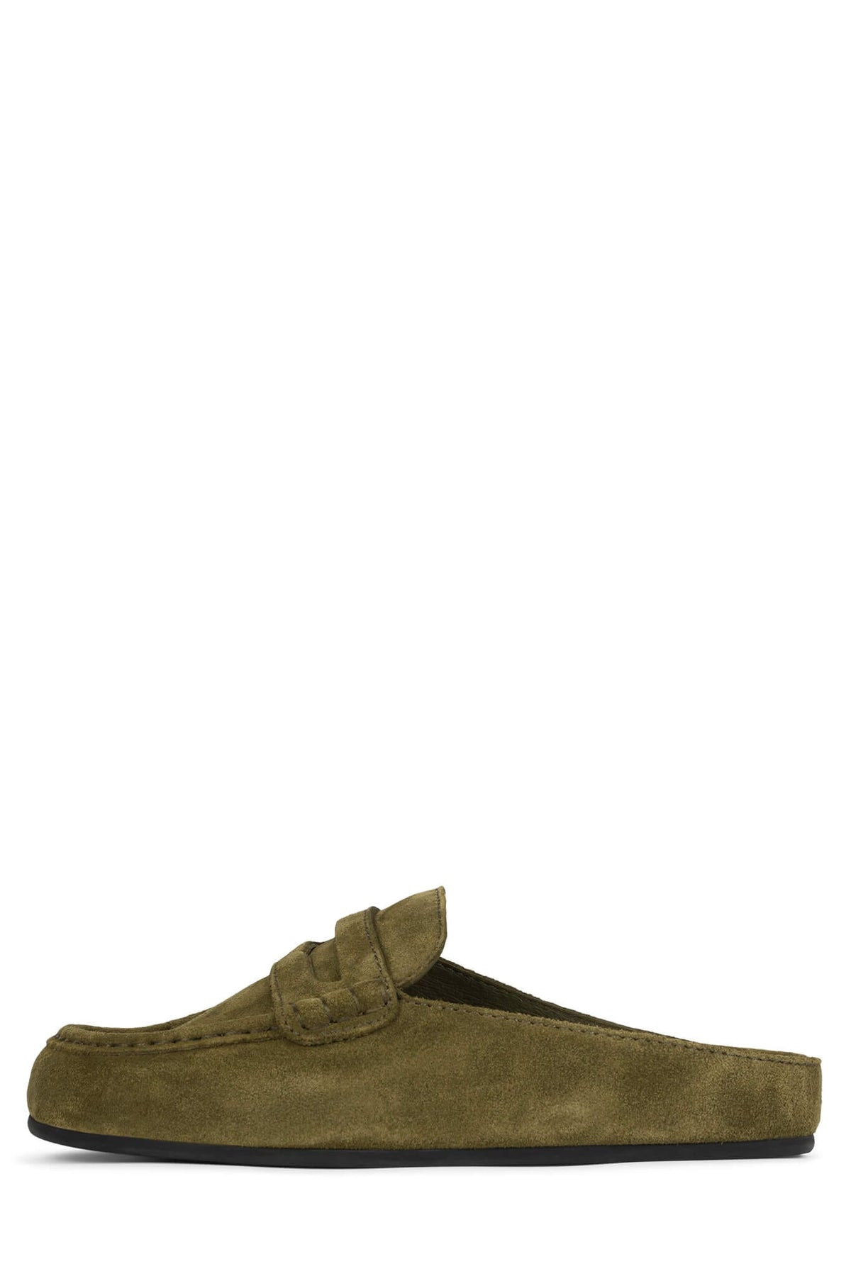 MILES Olive Suede