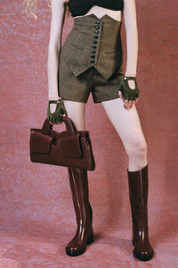 MOTO-MAMI Olive Suede 3