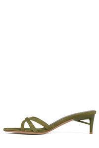 NICOISE Olive Suede