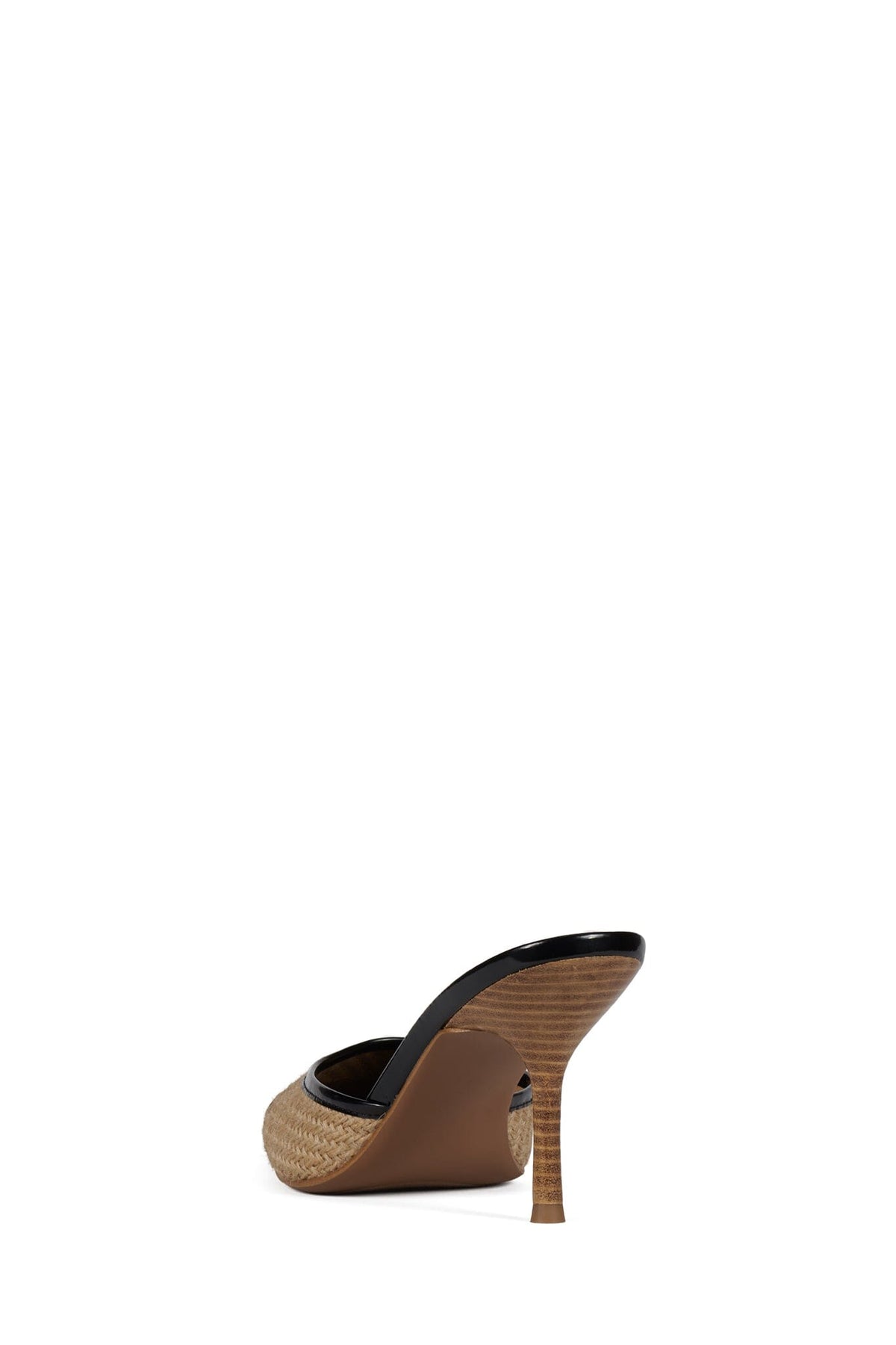 PARSE Tan Jute Black Ostrich 3