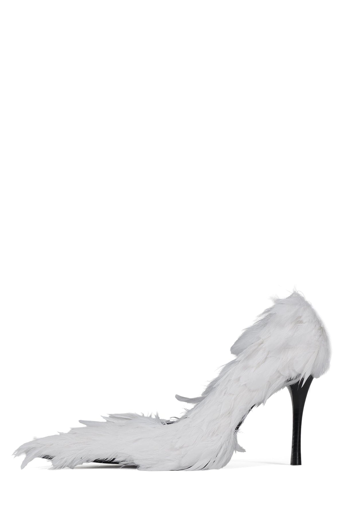 PLUMAGE Jeffrey Campbell Pump White