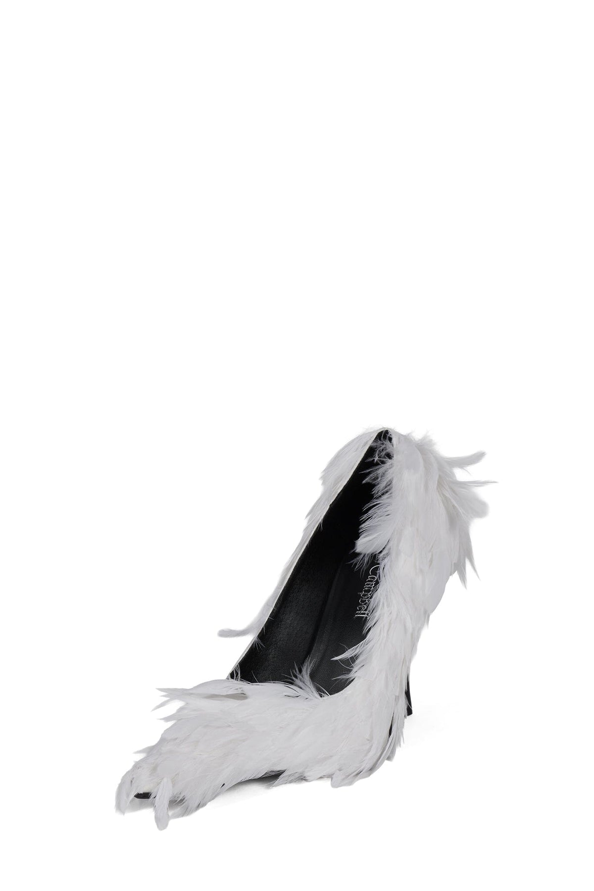 PLUMAGE Jeffrey Campbell Pump White 3