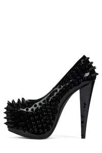 PRICKED Black Patent