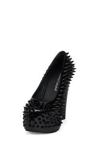 PRICKED Black Patent 5