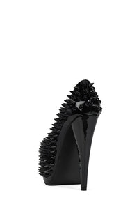 PRICKED Black Patent 6