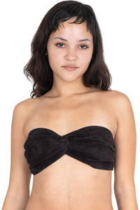 PSYCHIC TOP Jeffrey Campbell Top Coffee Suede Main