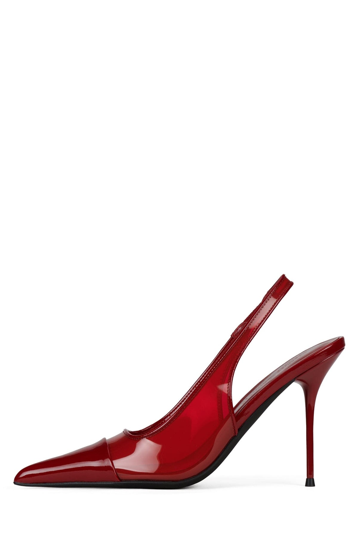 PUCKER-V Dark Red Patent Combo 