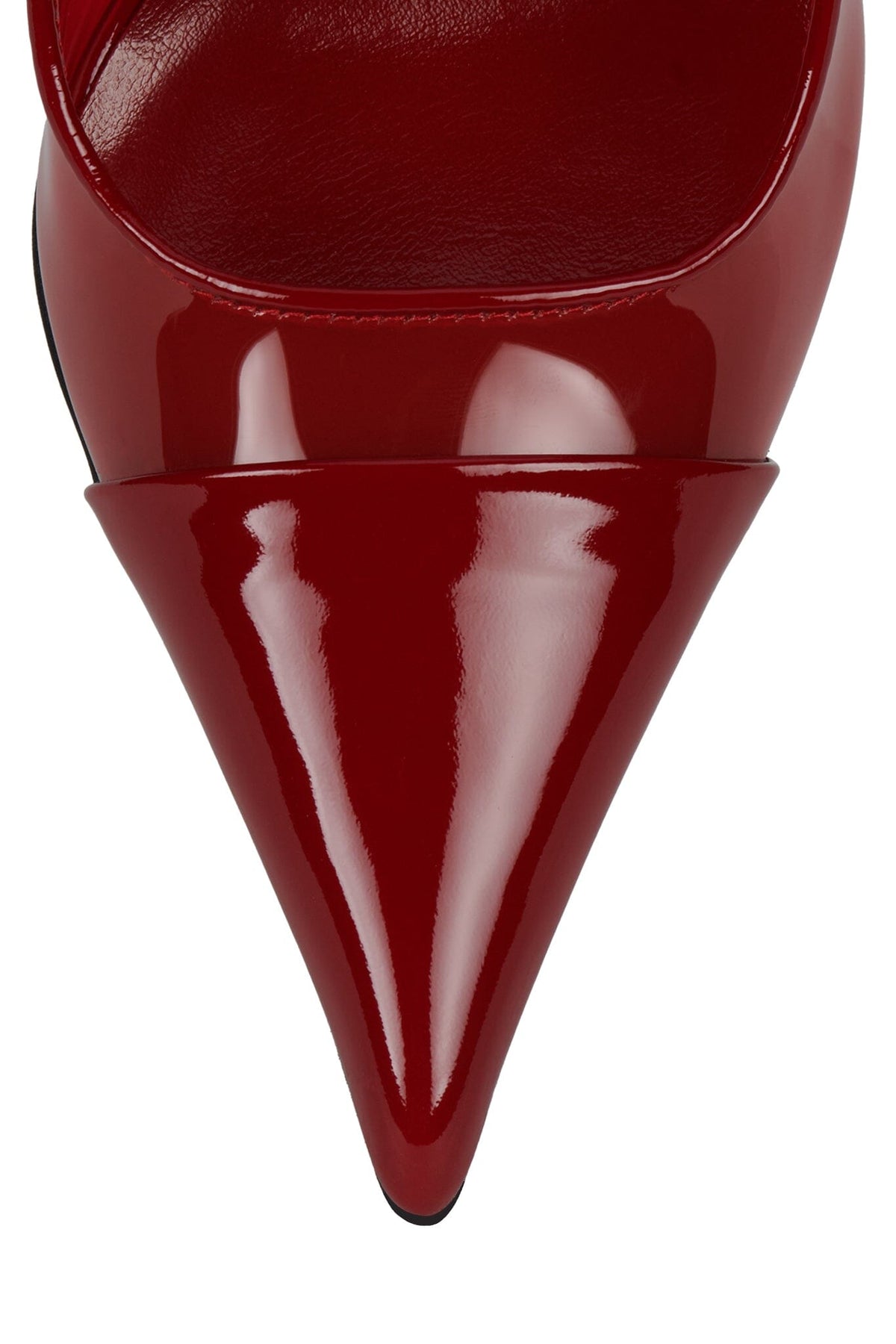 PUCKER-V Dark Red Patent Combo 5
