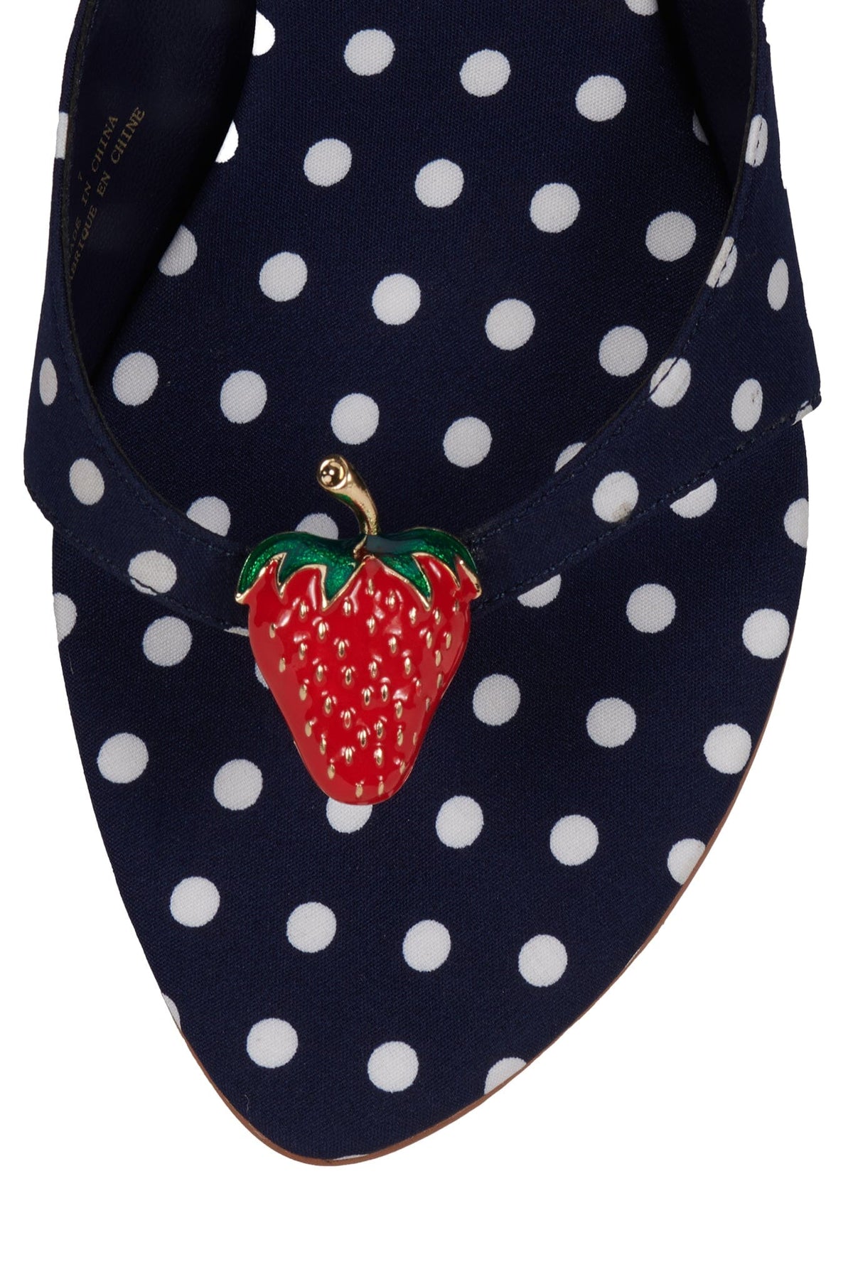 SHORTCAKE2 Navy White Polkadot 4