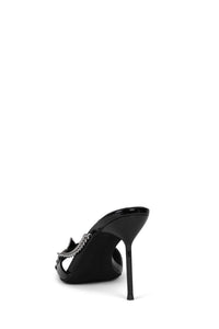 SOIRE-O Black Patent Silver 4