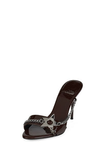 SOIRE-O Brown Patent Silver 5