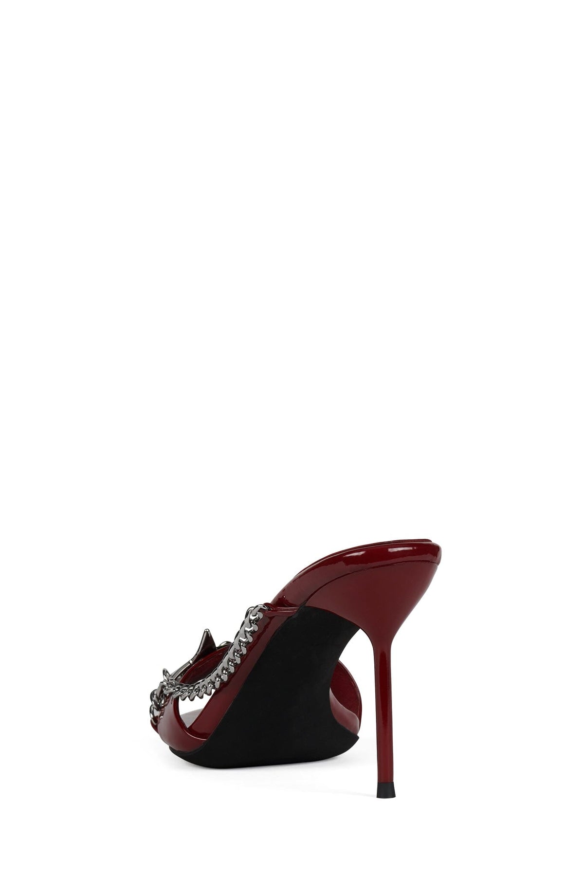SOIRE-O Cherry Red Patent Silver 4