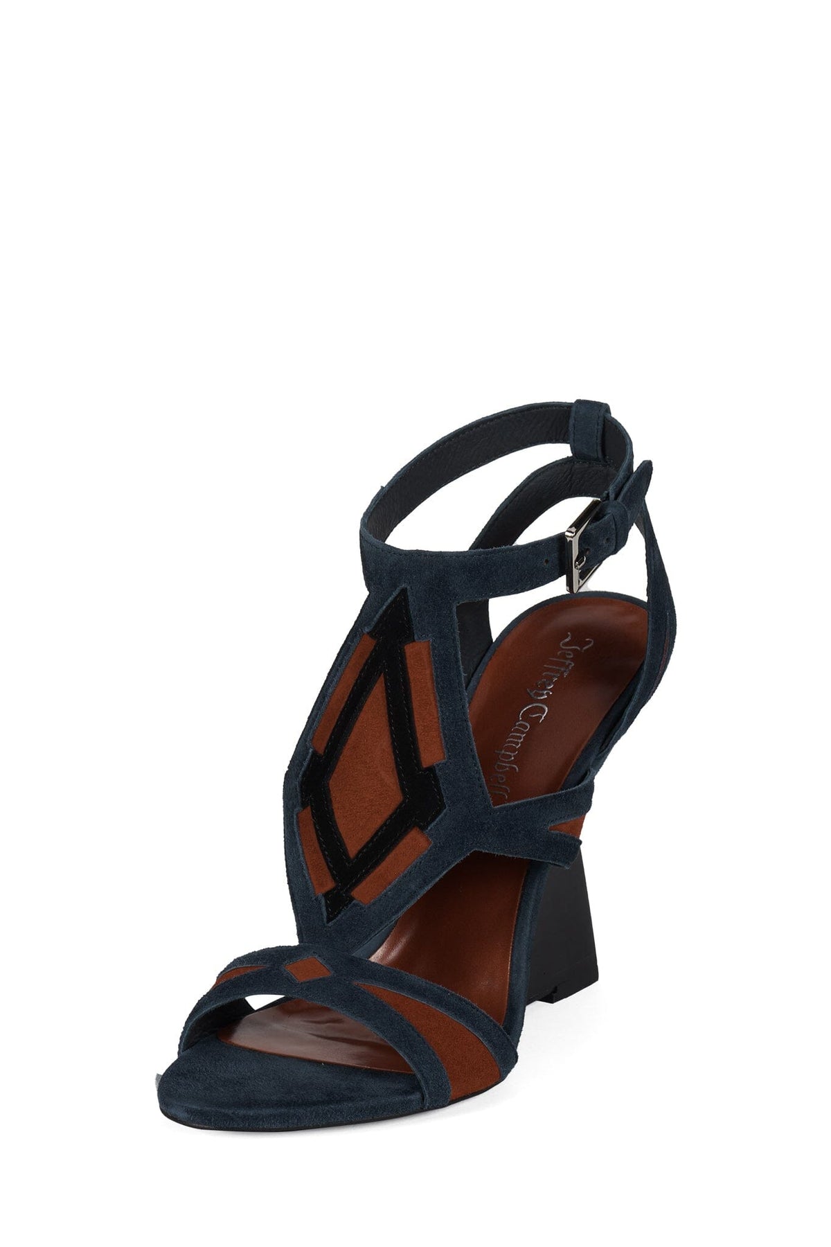 TAM-TAM Navy Suede Orange _hover