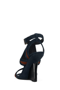 TAM-TAM Navy Suede Orange 3